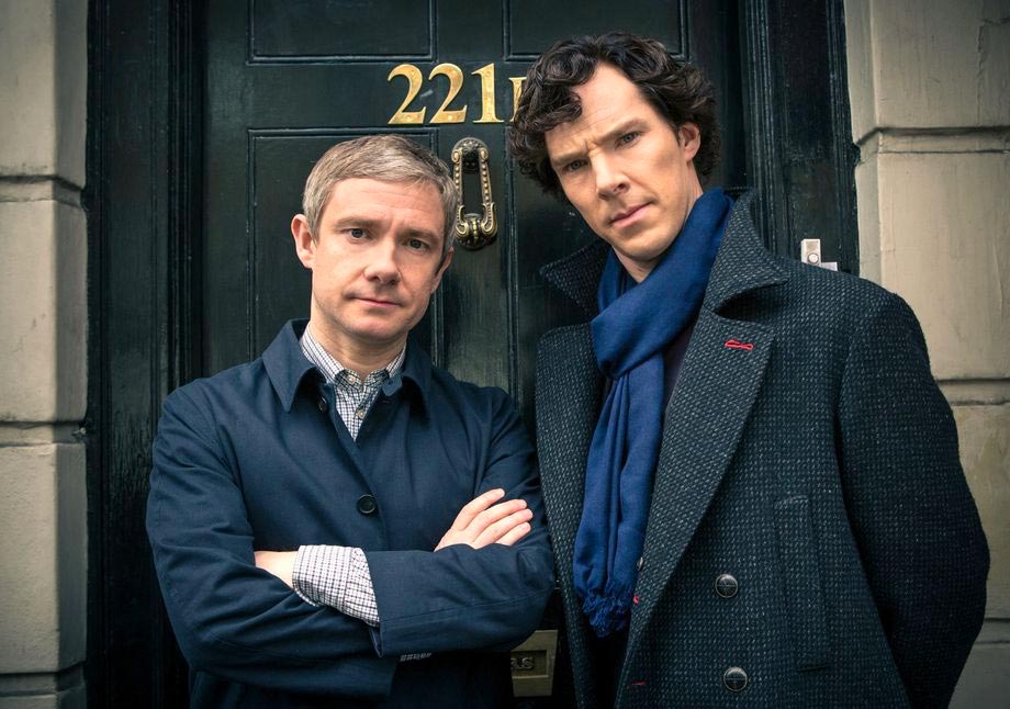 سریال شرلوک با بازی بندیکت کامبربچ و مارتین فریمن