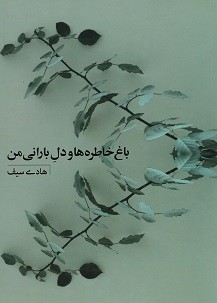  روی جلد کتاب باغ خاطره ها و دل بارانی من